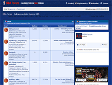 Tablet Screenshot of nbaforum.pl